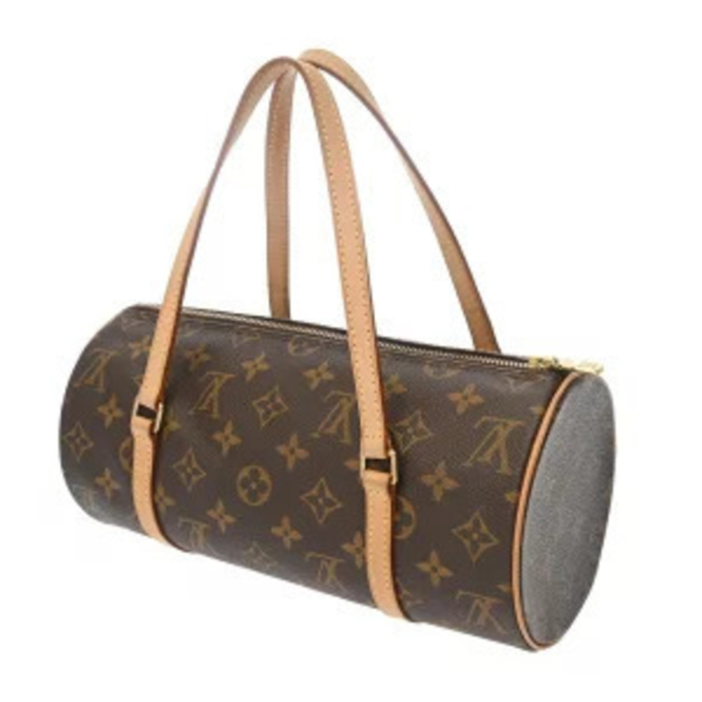 Louis Vuitton Monogram Papillon Handbag Canvas Brown
